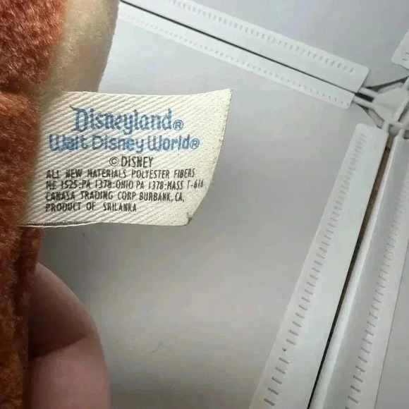 Vintage Walt Disney Chip N' Dale Rescue Ranger Plush Stuffed Animal Toy 10" - Picture 5 of 7